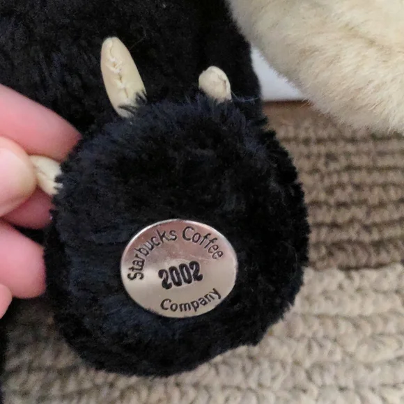 Starbucks Bearista Halloween Black Cat Bear Plush 2002 - Picture 2 of 6
